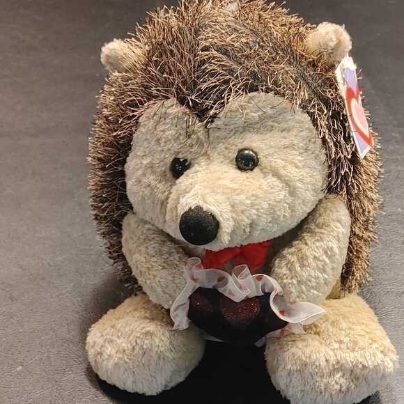 Walmart Other - Brown Hedgehog Plush W/ Heart Stuffed Animal Toy Love Valentine’s Day - Walmart